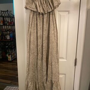 Victoria’s Secret Strapless Maxi Dress